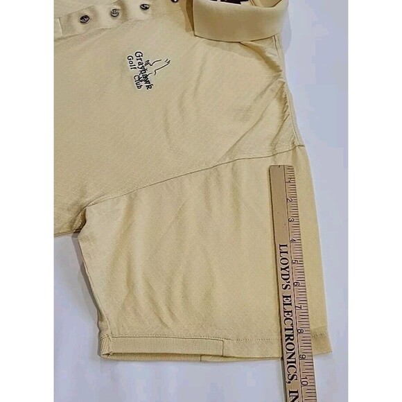 Grayhawk Golf Club Short Sleeve Polo Shirt Men's Large Yellow Byron T Nelson - Picture 10 of 11